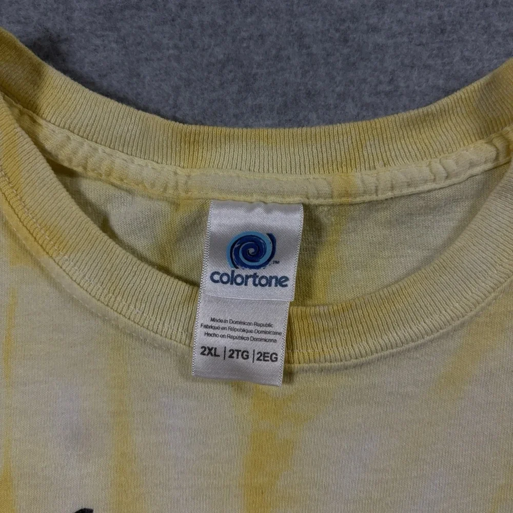 AriZona SunRise Hard Seltzer Shirt Mens 2XL Yellow Tie Dye Promo Graphic Tee - Picture 3 of 5